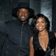 Gabrielle Union (R) and Dwyane Wade (L) during Spring 2016 New York Fashion Week: The Shows on September 13, 2015 in New York City.